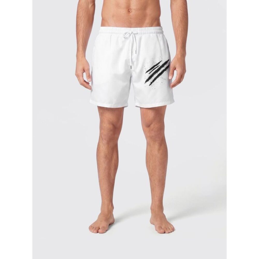 Plein Sport Swimsuit Men White